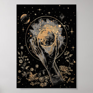 Celestial Witch's Garden Poster