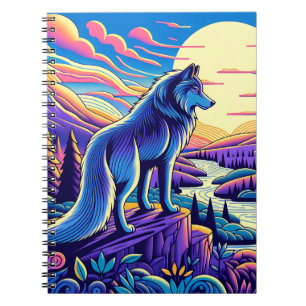 Celestial Wolf Notebook