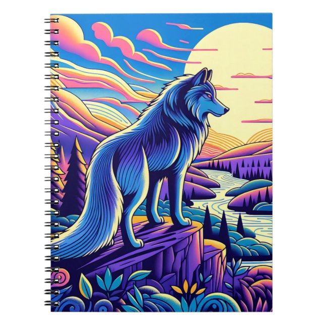 Celestial Wolf Notebook (Front)