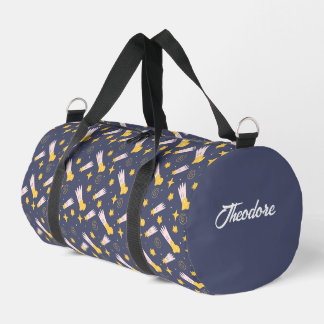 Celestial Wonders Personalized Duffle Bag