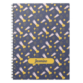 Celestial Wonders Personalized Spiral Notebook