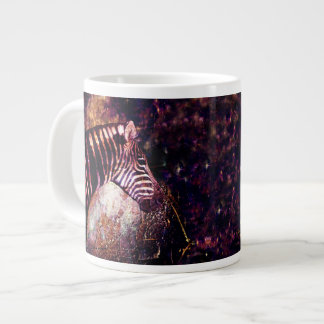 Celestial Zebra of the Equidae Eclipse Large Coffee Mug