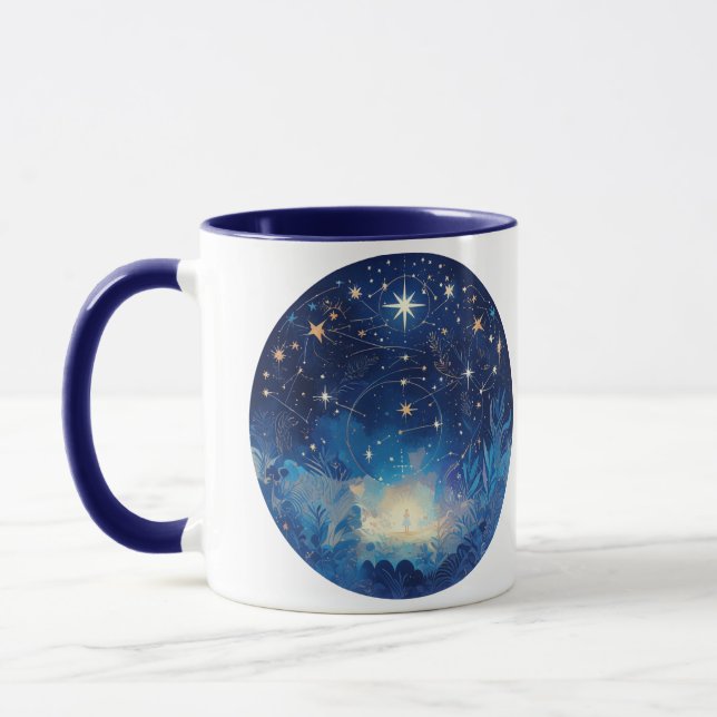 Celestial Zodiac Wonders Mug (Left)