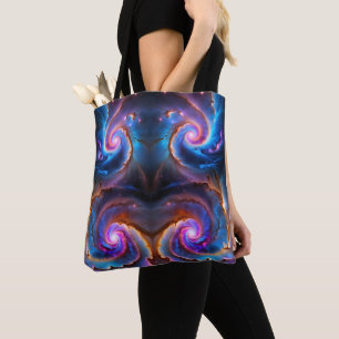 “Celestium” - Nebula and Galaxies Tote Bag