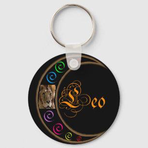 Celestrial Moon Leo Keychain