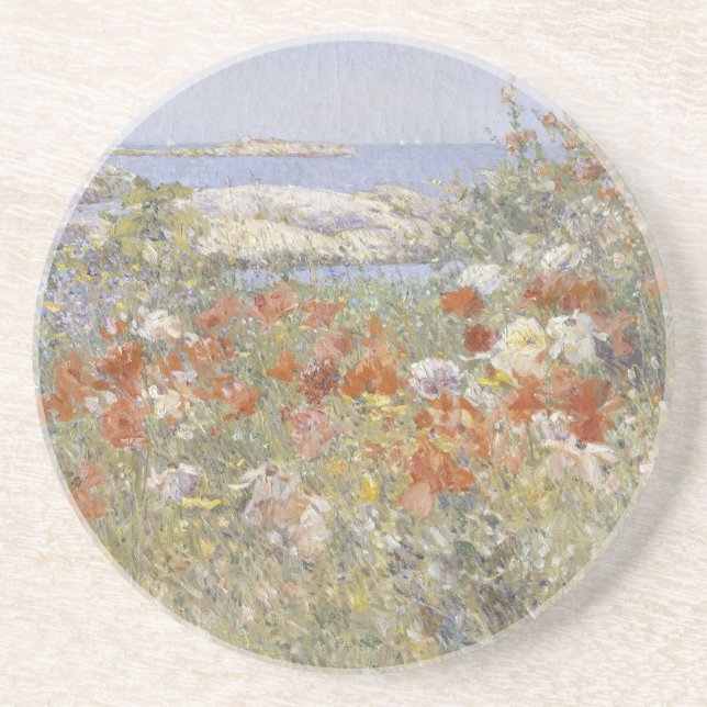 Celia Thaxter's Garden by Frederick Childe Hassam Coaster (Front)