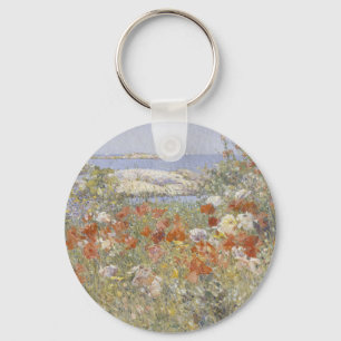 Celia Thaxter's Garden by Frederick Childe Hassam Keychain
