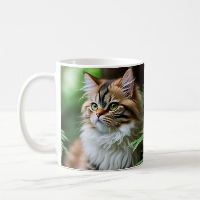 Celia The Cubby Persian Cat, Coffee Mug (Left)