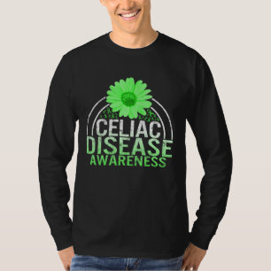 Celiac Disease Awareness Autoimmune Warrior Sunflo T-Shirt