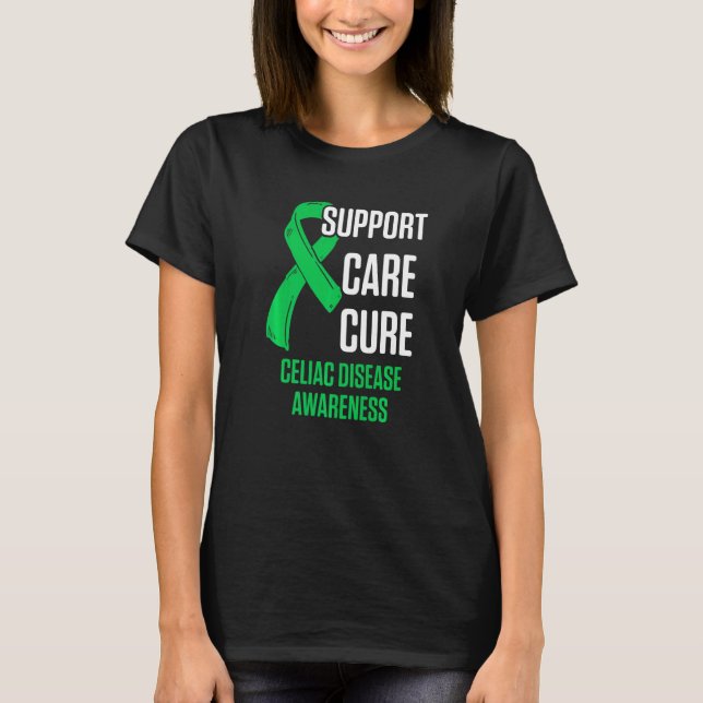 Celiac Disease Awareness Survivor Warrior  11 T-Shirt (Front)