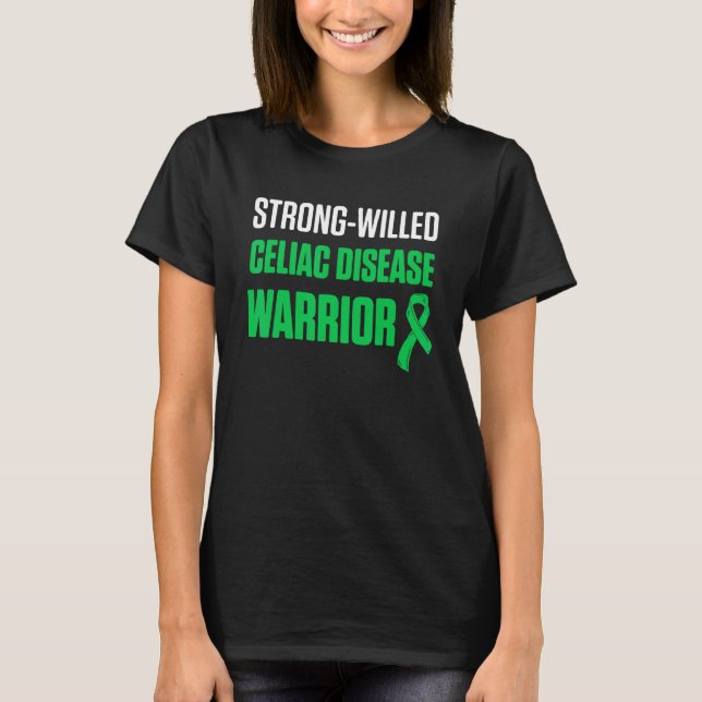 Celiac Disease Awareness Survivor Warrior  8 T-Shirt (Front)