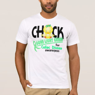 Celiac Disease Chick Gone Light Green 2 T-Shirt
