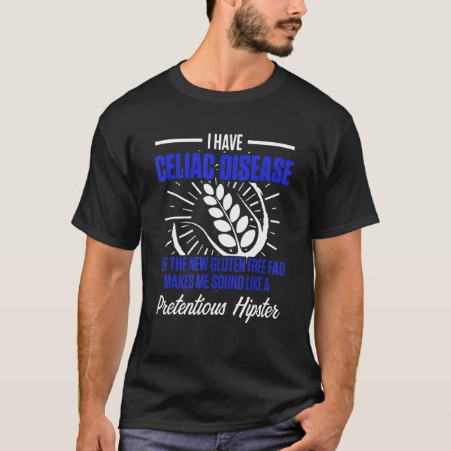 Celiac Disease Gluten Free Awareness Fad Strong Wa T-Shirt (Front)