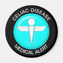 Celiac Disease Medical Alert Magnet