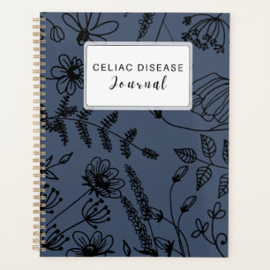 Celiac Disease Monthly Journal - Dark Grey Planner
