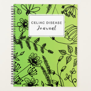 Celiac Disease Monthly Journal - Green Planner