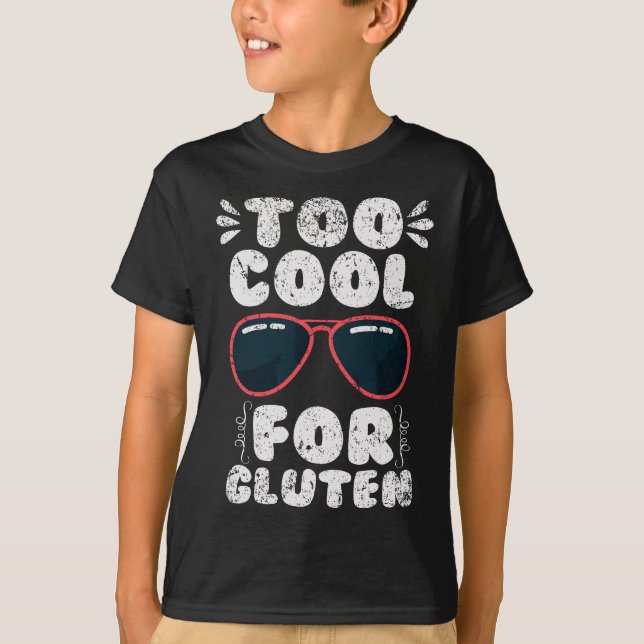 Celiac Disease Organic Paleo Gift Gluten Free T-Shirt (Front)
