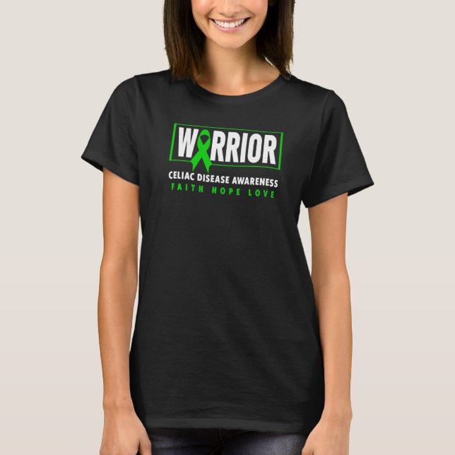 Celiac Disease Warrior   Celiac Disease Awareness T-Shirt (Front)