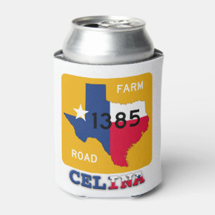 Celina, TX, FM1385 Rd & Texas Longhorn Can Cooler