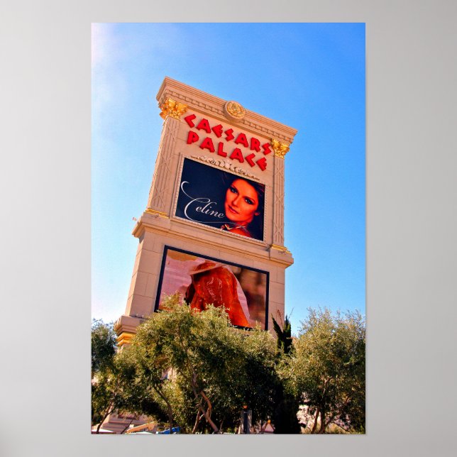 Celine Dion Caesars Palace Las Vegas America Poster (Front)