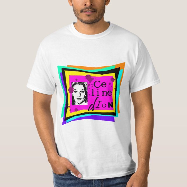 Celine Dion - pop art T-Shirt (Front)