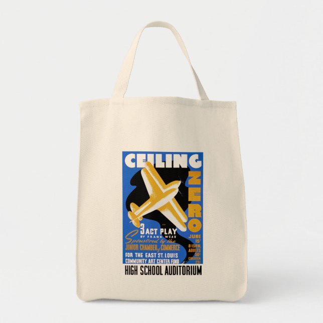 Celing Zero Tote Bag (Front)