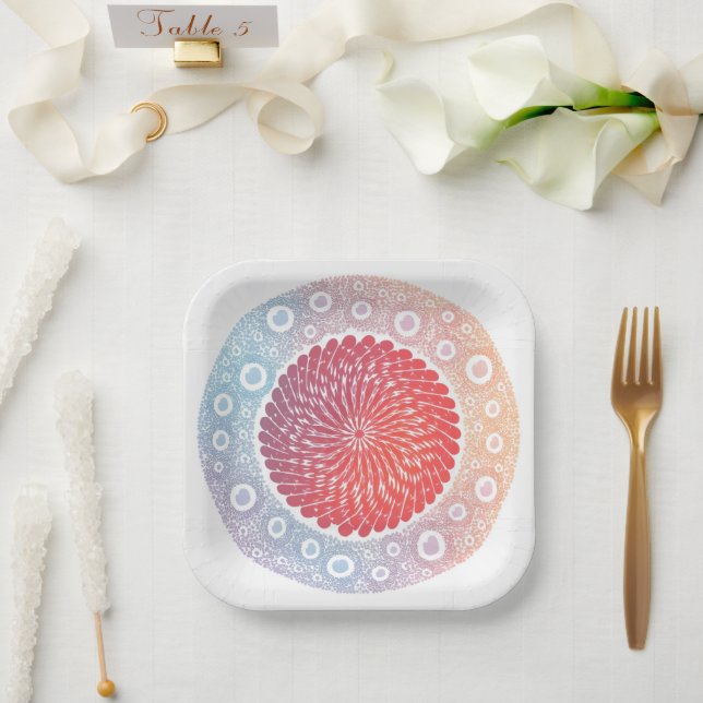 Cell-ebrating Lif Bone Marrow Transplant  Paper Plate (Wedding)