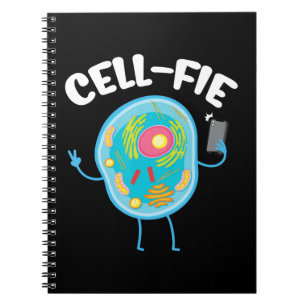 Cell-Fie Cell Fie Science Biology Teacher Student. Notebook