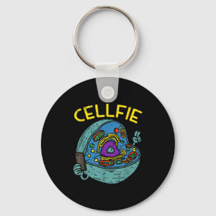 Cell Fie Funny Science Biology Teacher  Keychain