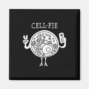 cell fie  science pun teacher biology student gift magnet