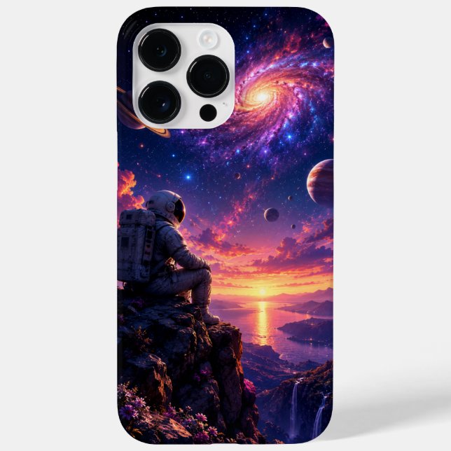 Cell Phone Case Rests the Astronaut (Back)