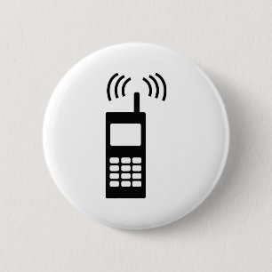 cell phone celly mobil handy 2 inch round button