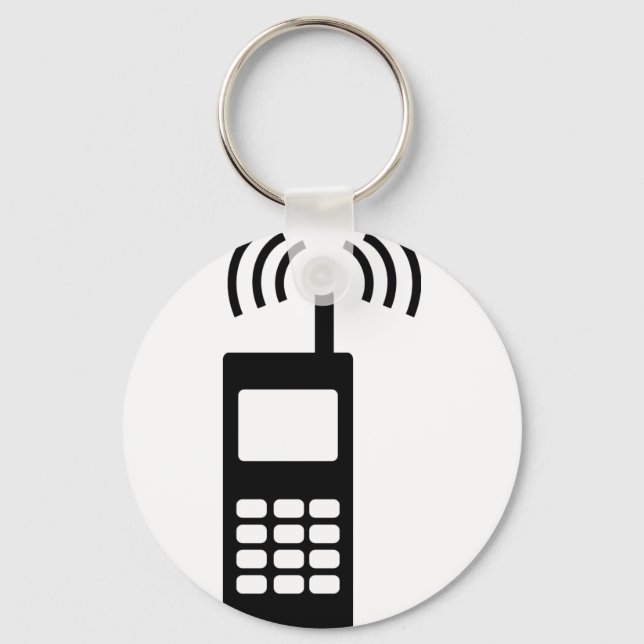 cell phone celly mobil handy keychain (Front)