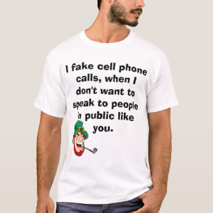 cell phone funny text T-Shirt