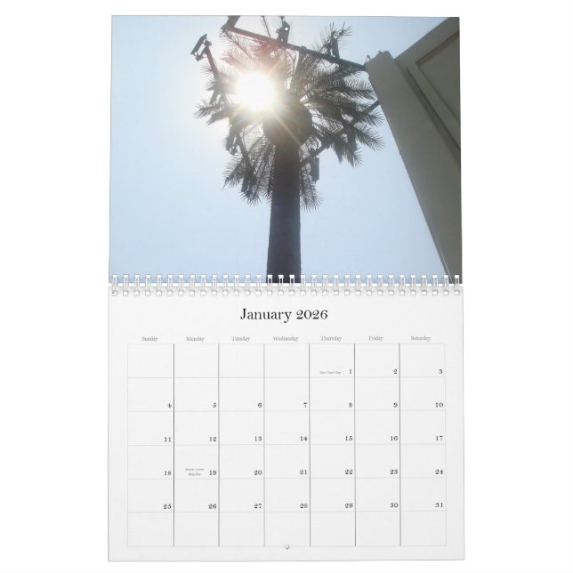 Cell Phone Trees Calendar (Jan 2026)