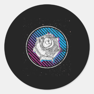 cell science laboratory biology classic round sticker