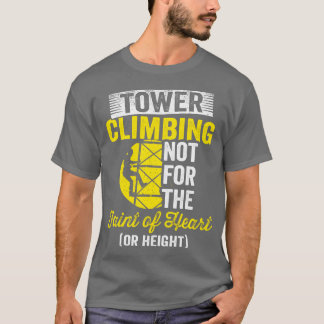 Cell Tower Climber Climbing Technician Art T-Shirt