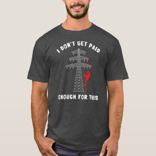 Cell Tower Engineer Technicians And Tower Climber T-Shirt