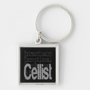Cellist Extraordinaire Keychain