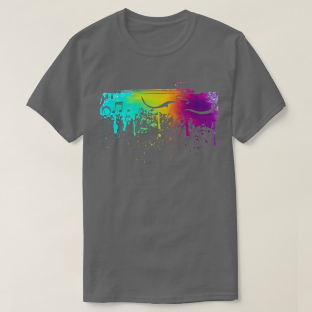 Cellist Gift Idea Cello Player Art 2 T-Shirt (Design Front)