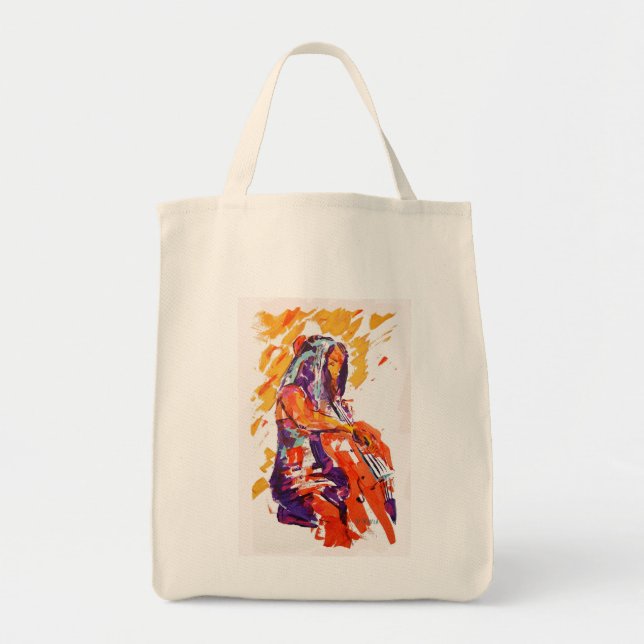 Cellist Tote Bag (Front)