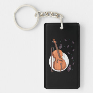 Célliste de Clé Treble Musical Instrument Cello
