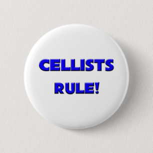 Cellists Rule! 2 Inch Round Button