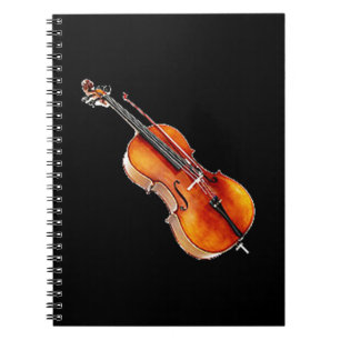 "Cello 2" design gifts and products Notebook