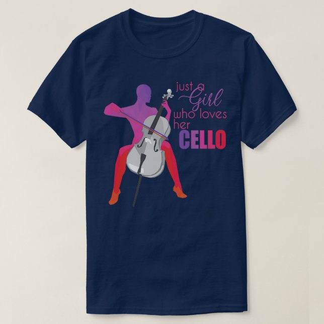 Cello 3 T-Shirt (Design Front)