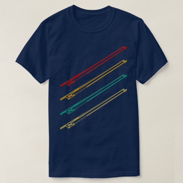 Cello bow retro cello T-Shirt (Design Front)