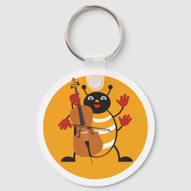 Cello Bug Keychain (Front)
