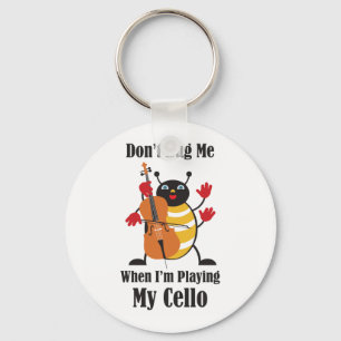 Cello Bug Keychain