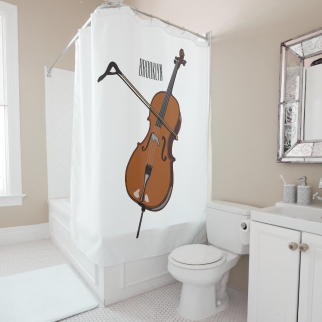 Cello cartoon illustration  (In Situ)