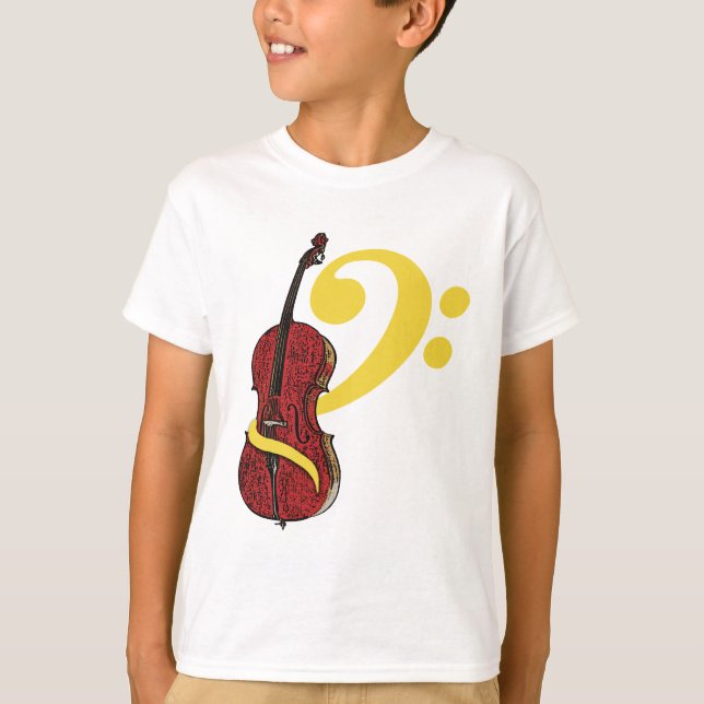 Cello Clef - Kids n Babies T-Shirt (Front)